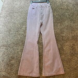 PacSun purple high-rise flare jeans